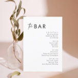 Minimalist 5x7 Wedding Drinks Bar Menu Cards<br><div class="desc">5x7 Wedding Table Menu Cards Minimalist Black Wedding Drinks Bar Menu,  Minimalist Modern Wedding Bar Menu Sign,  Drunk In Love,  Alcohol Wedding Drink Menu</div>