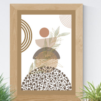 Minimalist Abstract Boho Poster