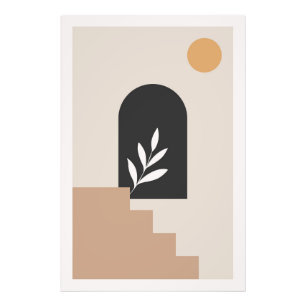 Minimalist abstract design photo print