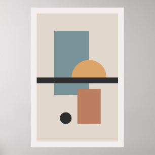 Minimalist abstract design  poster