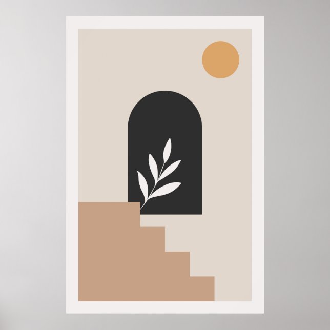 Minimalist abstract design  poster (Front)