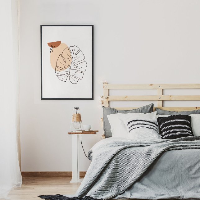 Minimalist Abstract Face Portrait Line Art Drawing Poster (Minimalist Abstract Face Portrait Line Art Drawing Poster)