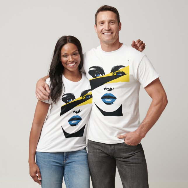 Minimalist abstract face T-Shirt (Unisex)