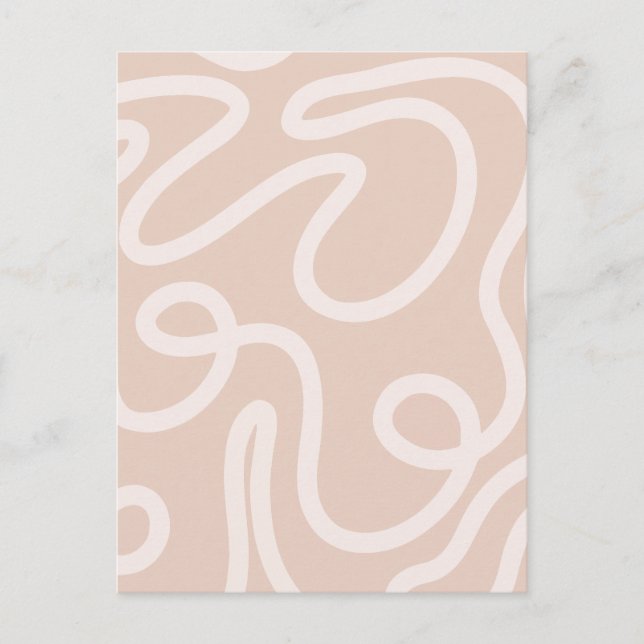 Minimalist abstract  holiday postcard (Front)