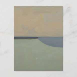 Minimalist Abstract Horizon Soft Neutral Landscape Postcard