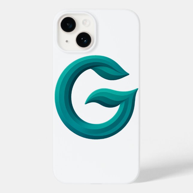 Minimalist Abstract Letter G iPhone 14 Case (Back)