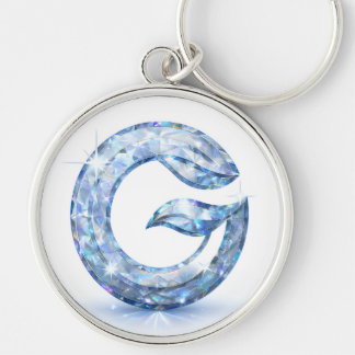Minimalist Abstract Letter G Keychain