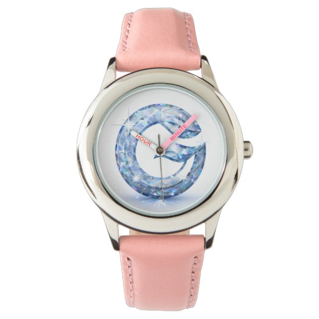 Minimalist Abstract Letter G  Watch (Front)