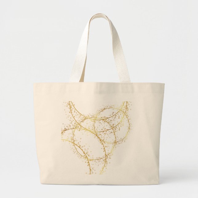 Minimalist Abstract Line Art Tote Bag (Front)