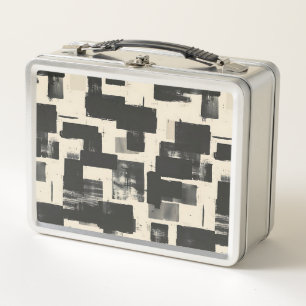 Minimalist Abstract Metal Lunch Box