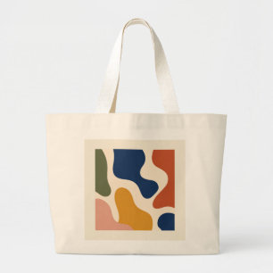 Minimalist Abstract Organic Shapes Elegant Tote Ba