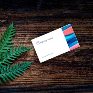 Minimalist abstract QR code Business Card