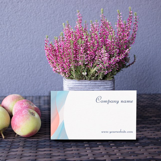 Minimalist abstract QR code pastel Business Card (Creator Uploaded)