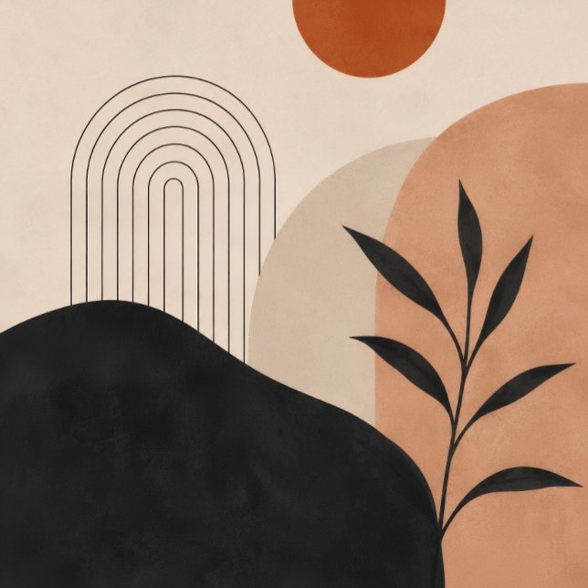 Minimalist Abstract Wall Art Print Neutral Living  (Creator Uploaded)