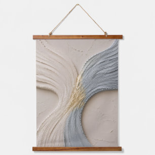 Minimalist Abstract Wave Wall Tapestry   Japandi 