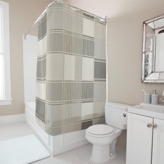 "Minimalist Abstract with Geometric Pattern (In Situ)