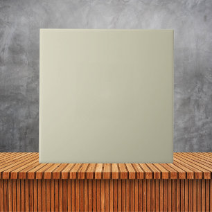 Minimalist Acanthus Plant Green Solid Colour Tile