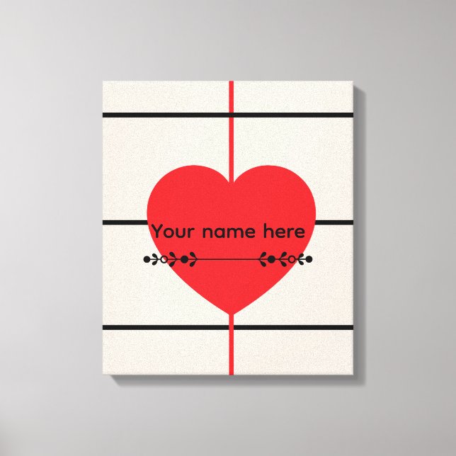 Minimalist Aesthetic Design – Inspirational Quote  Canvas Print (Front)