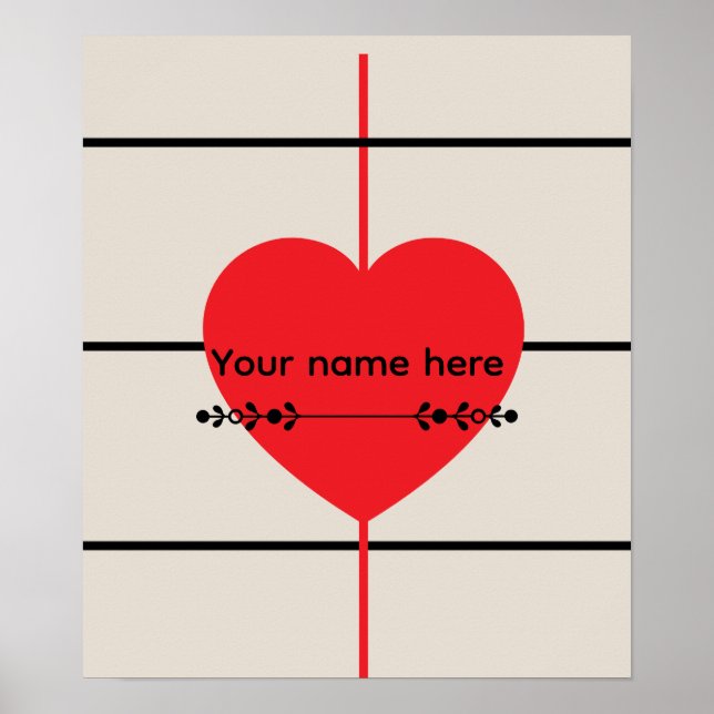 Minimalist Aesthetic Design – Inspirational Quote  Poster (Front)