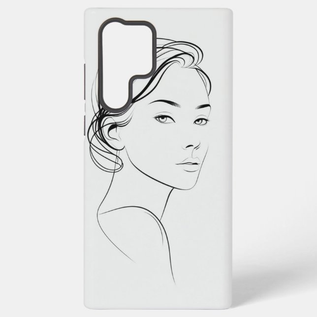 Minimalist Aesthetic Phone Case | FM_CORNER  (Back)