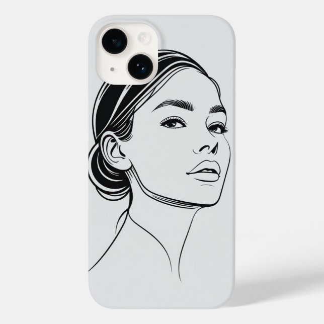 Minimalist Aesthetic Phone Case | FM_CORNER (Back)