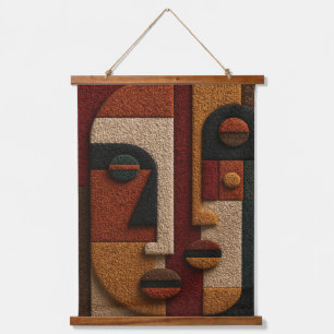 Minimalist Afrocentric Pottery Aesthetic Wall Hanging Tapestry