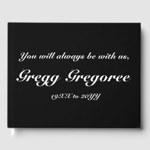 Minimalist and Basic Memorial Guestbook