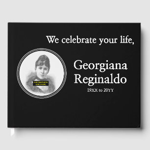 Minimalist and Customized Memorial Guestbook