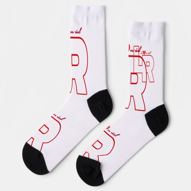 Minimalist and elegant design socks (Left)