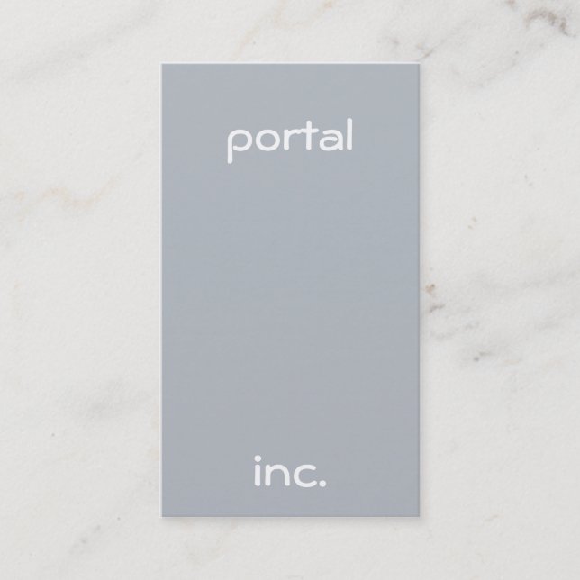 Minimalist and Modern Business Card (Front)