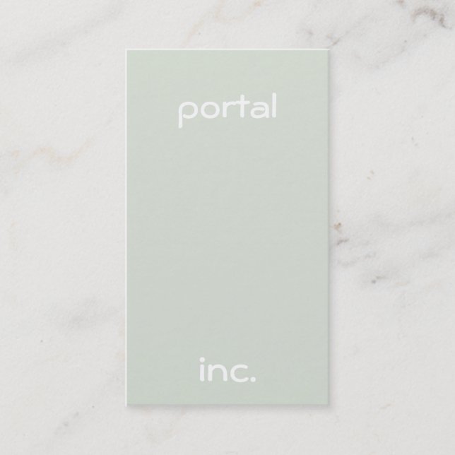 Minimalist and Modern Business Card (Front)