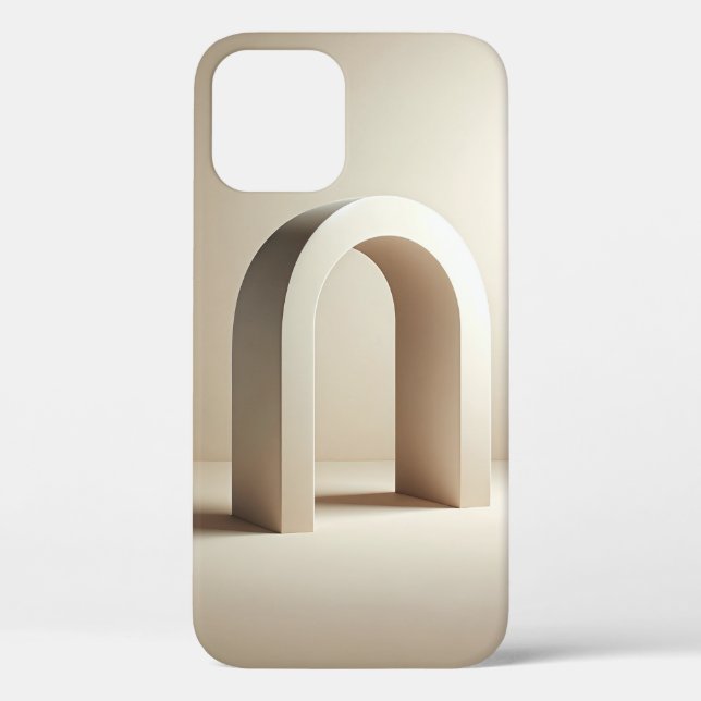 Minimalist Architectural Arch - Modern Aesthetic B Case-Mate iPhone Case (Back)