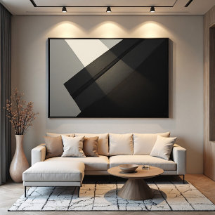 Minimalist Architecture Light and Shadow Poster