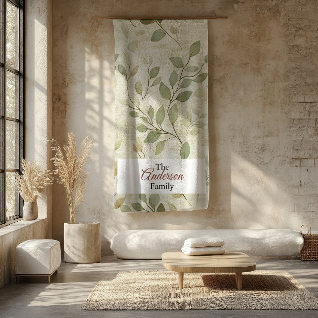 Minimalist Art Fleece Blanket | Home & Living (A soft neutral fleece throw that adds cozy warmth and modern style to any home.)