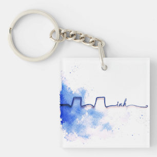 Minimalist Art Inh.   Respiratory Therapist Design Keychain