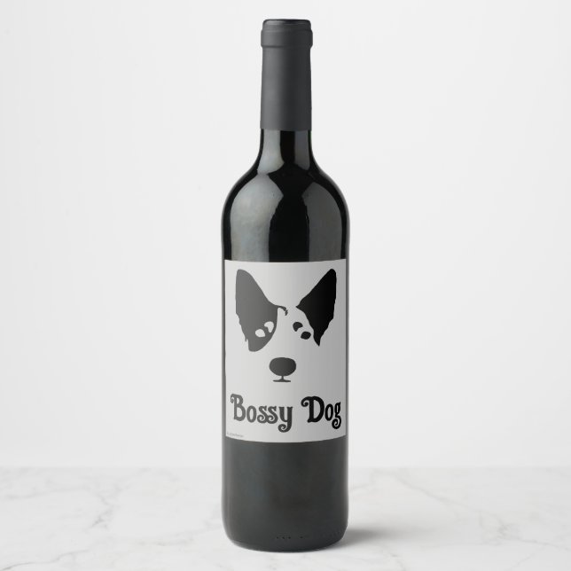Minimalist Australian Cattle Dog Product Label (Front)