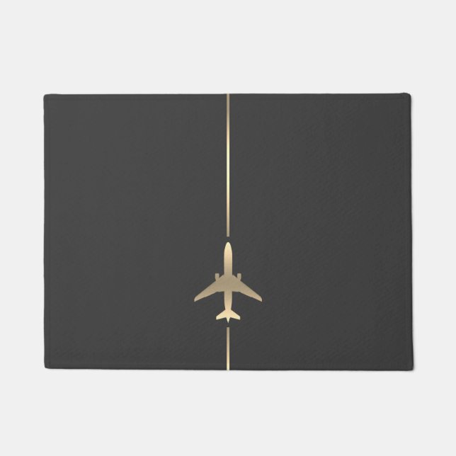Minimalist Aviation Doormat (Front)