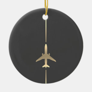 Minimalist Aviation Ornament