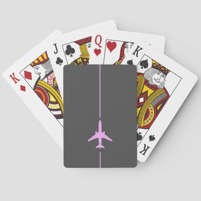 Minimalist Aviation Playing Cards (Back)