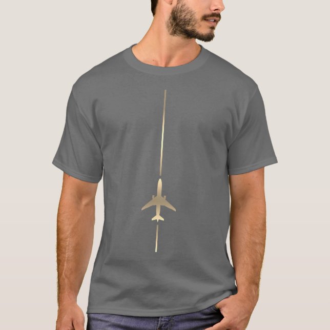 Minimalist Aviation T-Shirt (Front)