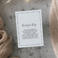Minimalist Baby Shower Books for Baby