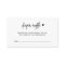 Minimalist Baby Shower Diaper Raffle Tickets