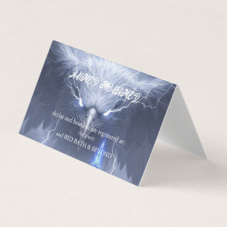 Minimalist Baby Shower Gift Registry Card – Botani