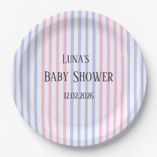 Minimalist Baby Shower Paper plates