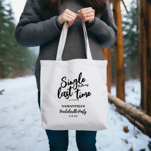 Minimalist Bachelorette Party Tote Bag