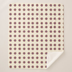 Minimalist Bat Spooky Sherpa Blanket