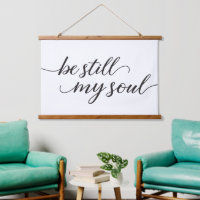 Minimalist Be still my soul elegant modern script