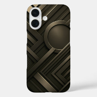 Minimalist Bear Line Drawing iPhone 16 Case