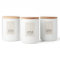 Minimalist beige candle product label