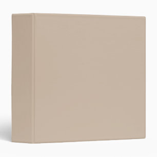 Minimalist beige tan plain solid simple elegant binder